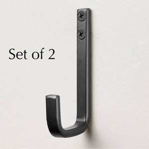 Hearth & Hand Magnolia Black Bath Hook Set of 2